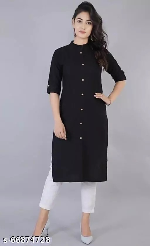 Combo Pack 2 Cotton Slub Kurti For Women - Image 2