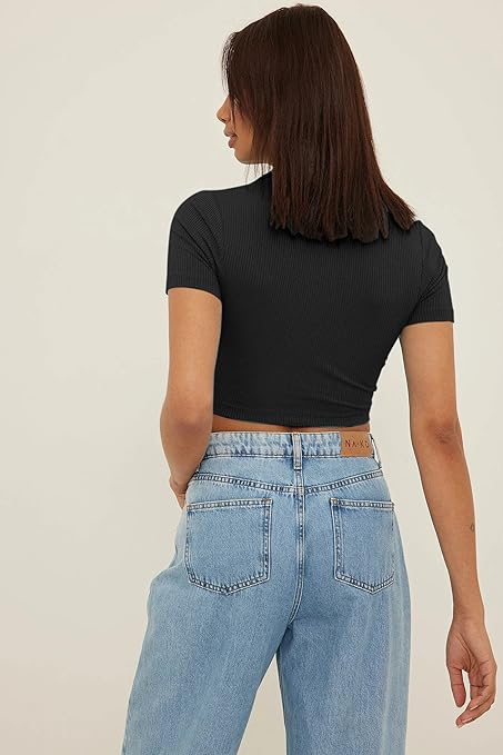 Women's Slim Fit Crop Top - Image 2