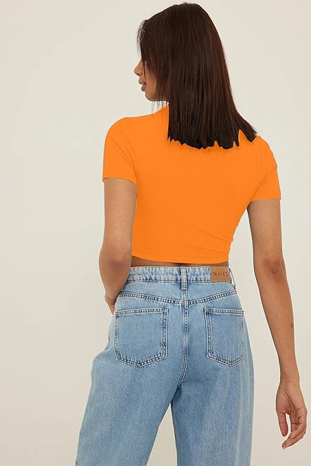 Women's Slim Fit Crop Top - Image 2