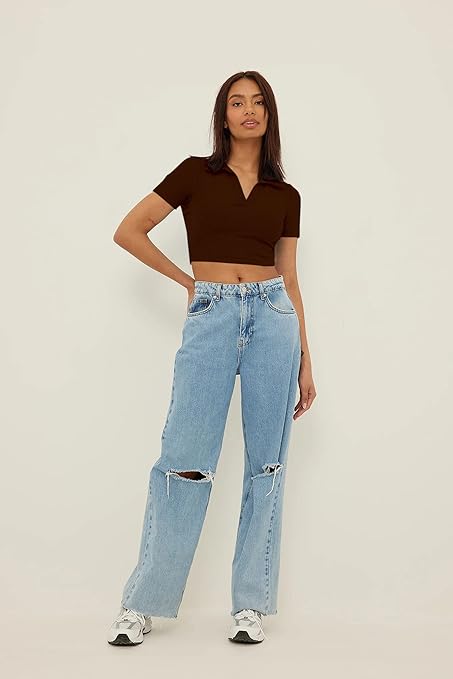 Women's Slim Fit Crop Top - Image 3