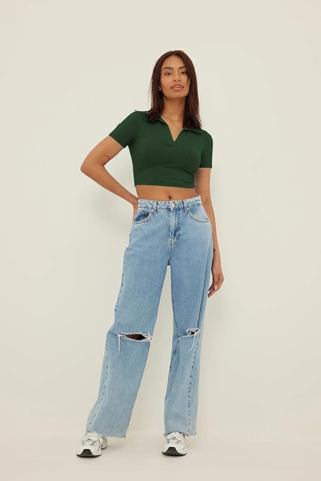 Women's Slim Fit Crop Top - Image 2