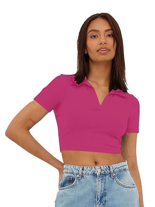 Women's Slim Fit Crop Top